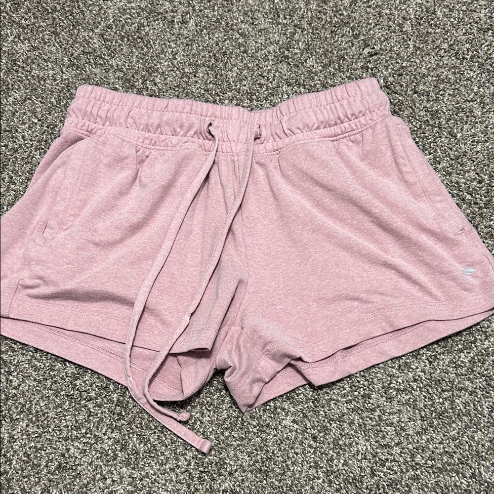Women's Pink Athletic Drawstring Shorts